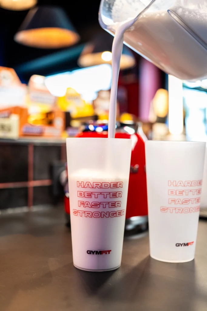 Espace Shakers, smoothies & collations post-entraînement GymFit